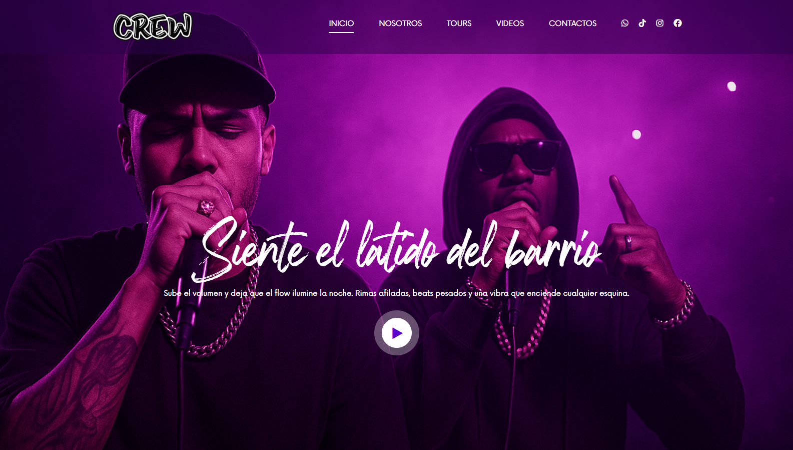 Grupos de música y raperos